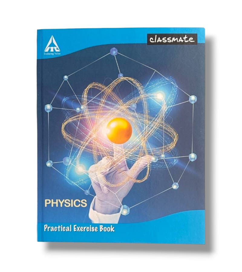 Classmate Physics Practical Notebook - 168 Pages, Hard Cover, 28 x 22 cm - New view 2